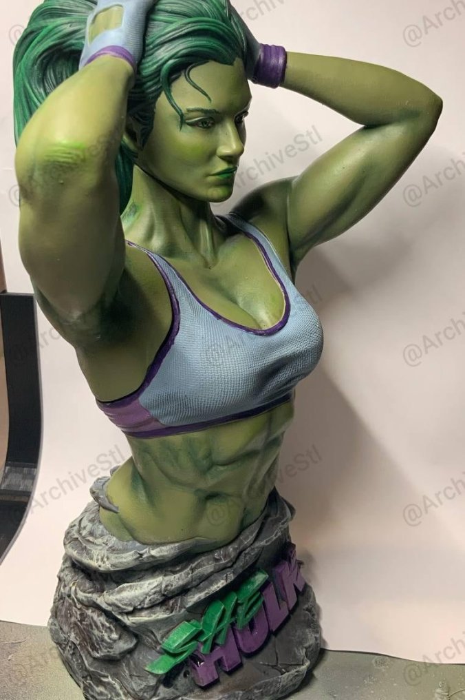 绿巨人 女浩克 3D打印图纸